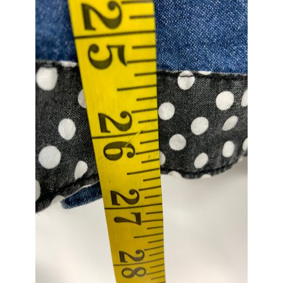 Light House Apparel Dogs Print Cotton Denim Button Up Shirt Sz XXL - Picture 8 of 8